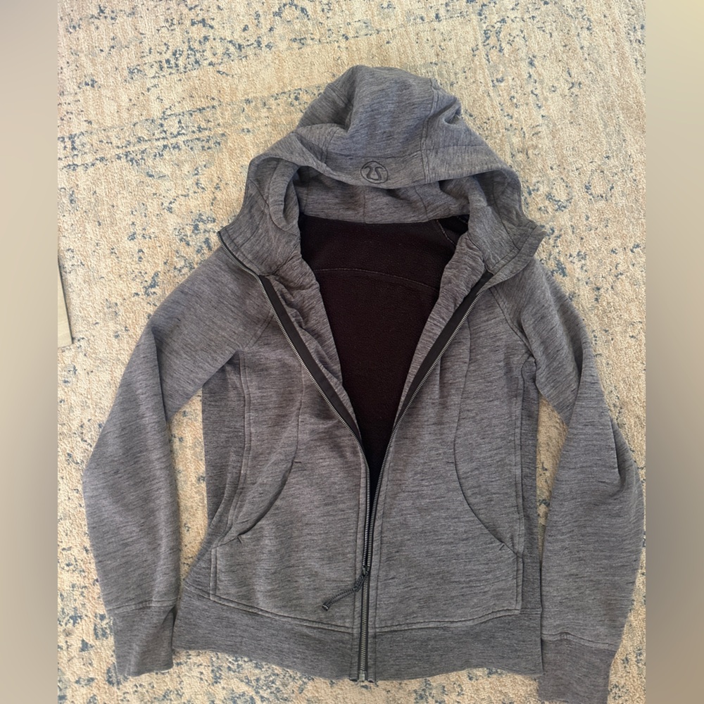 lululemon athletica Gray Hoodie Jacket